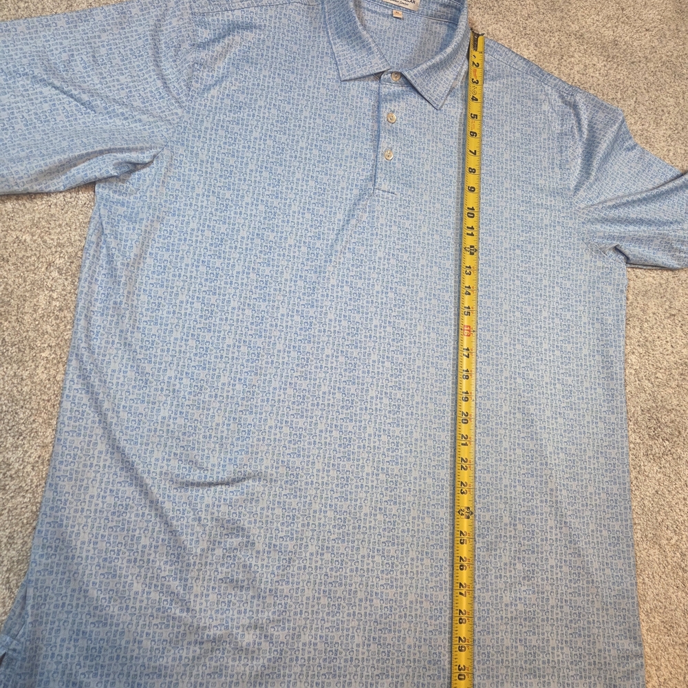 Peter Millar Drink Mix Pattern Light Blue XL - Picture 3 of 9